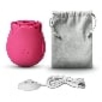 RoseBud 10 Function Clitoral Sucking Vibrating Silicone Rechargeable RED